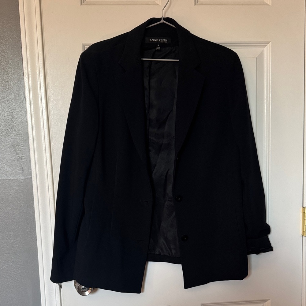 Anne Klein Classic Black Men's Blazer